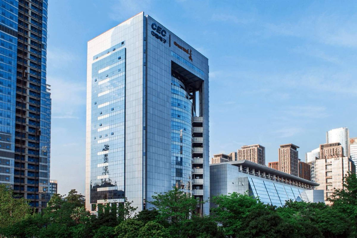 长城计算机大厦建筑外观图
