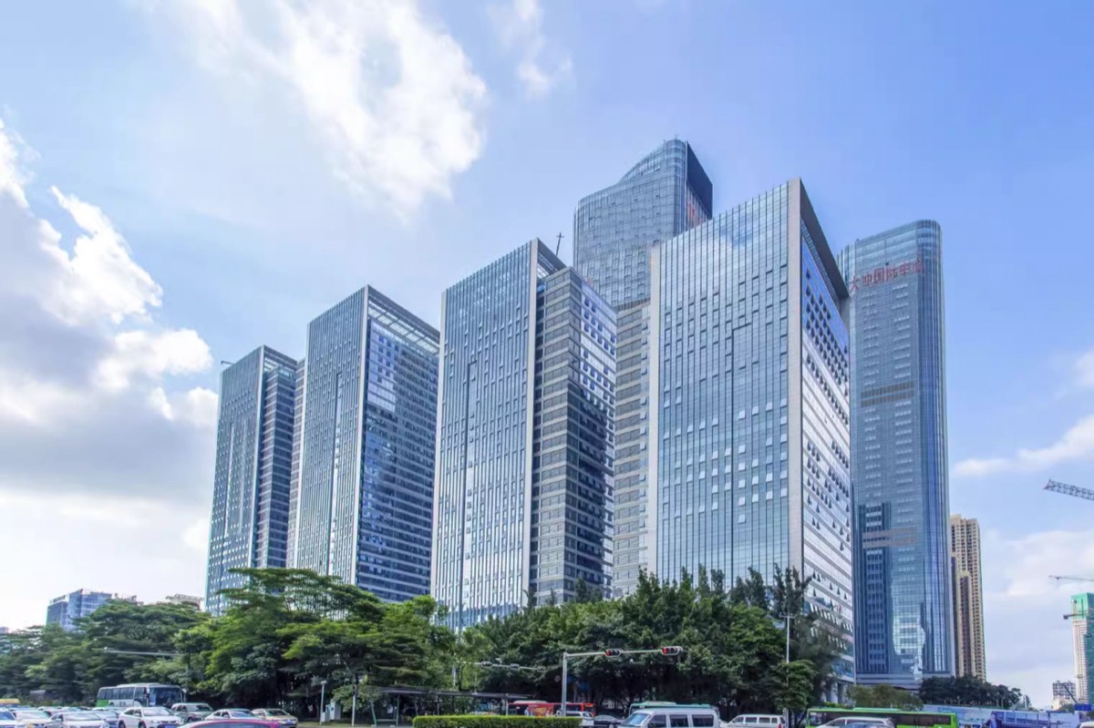 大冲商务中心建筑外观图