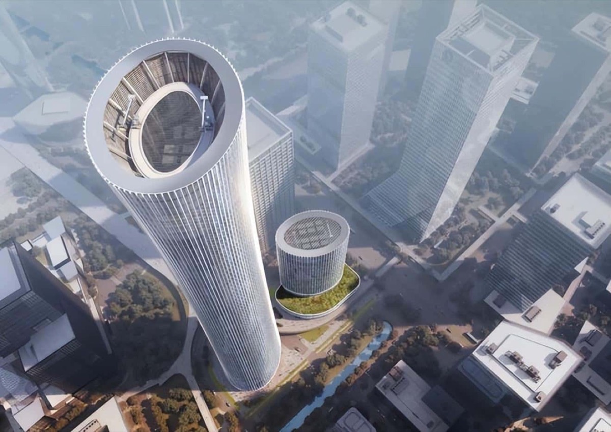 大家财险深圳总部大厦建筑外观图