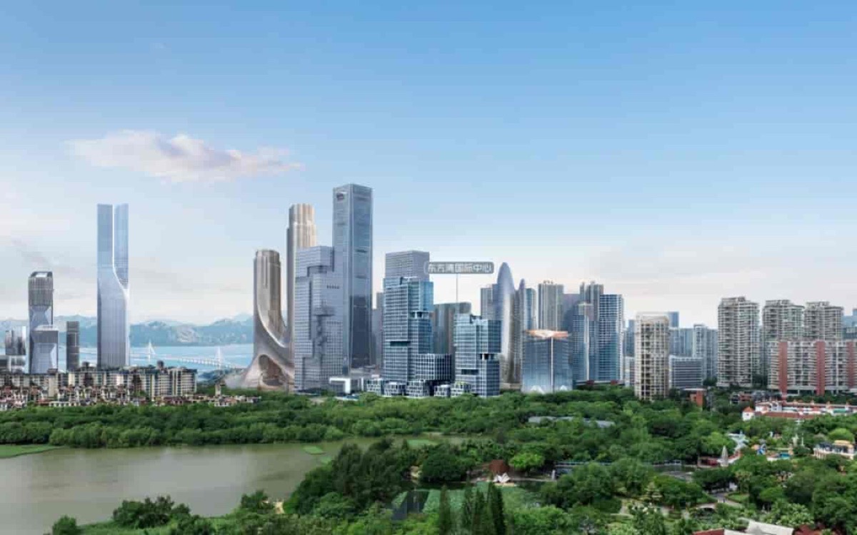 东方湾国际中心建筑外观图