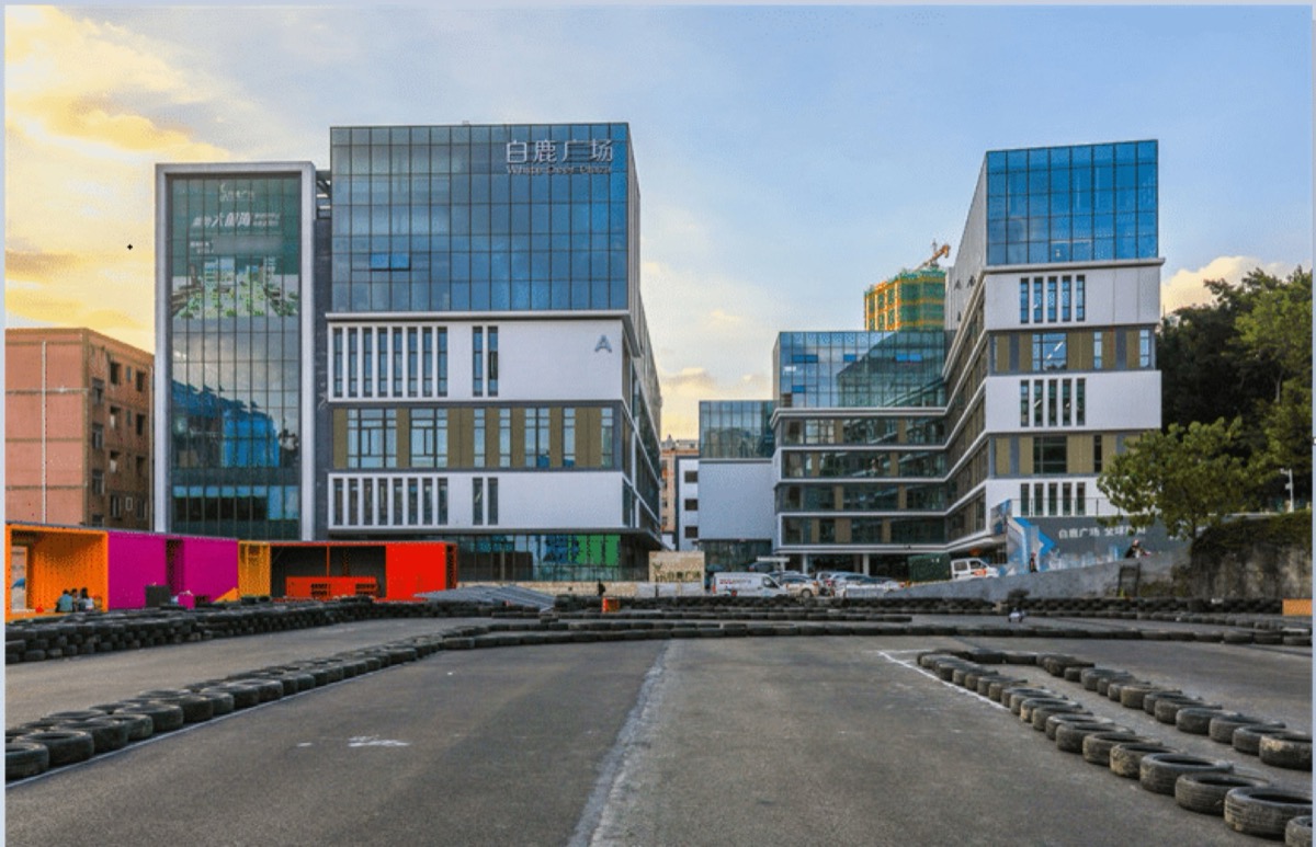 高福中心（白鹿广场）建筑外观图