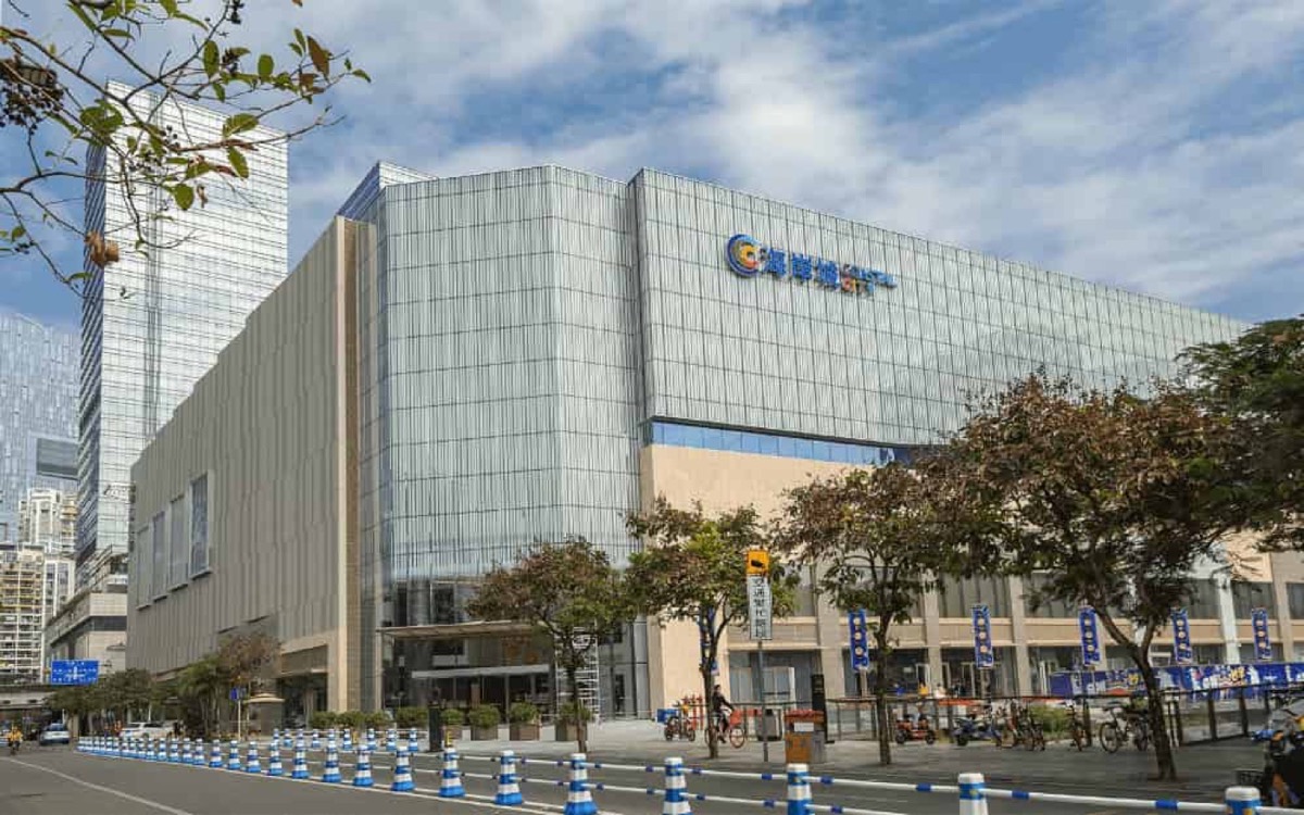 海岸城建筑外观图